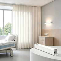 MP82KNX KNX Actionneur de rideau motorisé intelligent, entraînement électrique automatisé pour fenêtre, retour de position, contrôle de scène, ETS, bureau, IP41