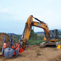 Chargeuse à chenilles pour la transplantation d'arbres / Pelle à arbres / Transplanteur d'arbres