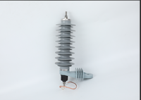 Parafoudre extérieur sans interstice TANHO YH10W-15 15KV à oxyde de zinc avec boîtier en polymère de caoutchouc silicone pour haute tension