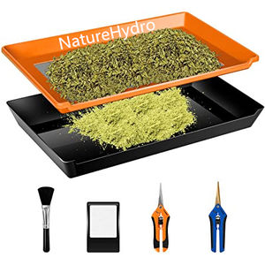 Vente en ligne chaude <span class=keywords><strong>Canna</strong></span> bac de coupe en plastique pour la récolte et la collecte du plateau de garniture de bourgeon de pollen pour le stockage de la poubelle de coupe - Product Image 2