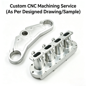 Pièces automobiles usinées CNC sur mesure : Collecteur d'admission personnalisé et adaptateur de boîtier de papillon en aluminium usiné CNC - Product Image 1