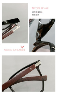 Lunettes <span class=keywords><strong>de</strong></span> blocage <span class=keywords><strong>de</strong></span> la lumière bleue à monture carrée photochromique pour hommes et femmes - Product Image 6