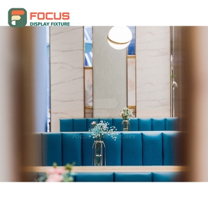 Large Format Cafe Service Counter Tempered Glass Panel Takeaway Pickup Area Roastery Service Counter - Product Image 5