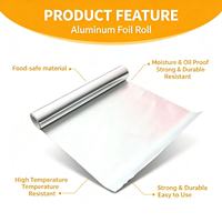 Feuilles de papier aluminium flexibles et résistantes à la chaleur pour l'usage domestique comme revêtement intérieur pour multicuiseur