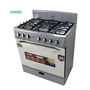 Estufa de Gas Comercial Xunda de 30 Pulgadas con Horno, 5 Quemadores, Cocina de Gas para Restaurante con Horno para <span class=keywords><strong>Pizza</strong></span> y Parrilla para Panadería - Product Image 3