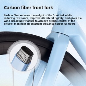 Bicicleta de <span class=keywords><strong>Carretera</strong></span> <span class=keywords><strong>SAVA</strong></span> Ultraligera de 24 Velocidades, de Fibra de Carbono Starship, con Frenos de Disco Hidráulicos de Competición, Bicicleta de Carreras para Adultos - Product Image 4