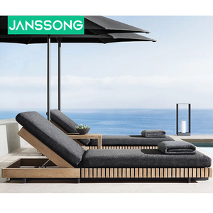 Juego <span class=keywords><strong>de</strong></span> <span class=keywords><strong>tumbona</strong></span> <span class=keywords><strong>de</strong></span> madera <span class=keywords><strong>de</strong></span> lujo para todo tipo <span class=keywords><strong>de</strong></span> clima, piscina exterior impermeable para cojín, Playa y jardín para uso en Hotel, juego <span class=keywords><strong>de</strong></span> <span class=keywords><strong>tumbona</strong></span> <span class=keywords><strong>de</strong></span> <span class=keywords><strong>teca</strong></span> - Product Image 5
