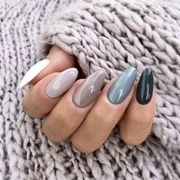 2023 meilleur prix acrylique Gel naturel Senboma cercueil noël presse à ongles sur les ongles