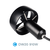 Propulseur Électrique Sous-Marin DW20 48V 20KG de Poussée, Moteur Brushless 1000W pour Pompe à Jet et Scooter des Mers