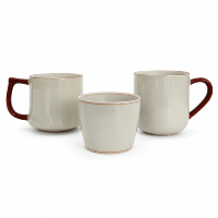 Ensemble de tasses en céramique, 3 tailles, poignée en terre cuite, sans BPA, anti-fuite, grande capacité, tasse à café ou à thé, passe au micro-ondes et au lave-vaisselle, personnalisable
