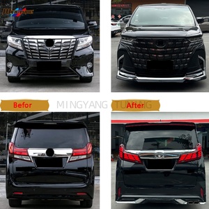 2015 Convert 2023 Alphard 40 Body Kit Upgrade Facelift <span class=keywords><strong>Conversion</strong></span> Stoßstange für Toyota Alphard 30 bis 40 Series Model lista Bodykit - Product Image 6