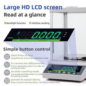 Mới Đến Phòng Thí Nghiệm Độ Chính Xác Cân Bằng Điện Tử 510G * 0.001G Phòng Thí Nghiệm Có Trọng Lượng Quy Mô Kỹ Thuật Số Ngành Công Nghiệp Hóa Chất Phân Tích Cân Bằng - Product Image 5