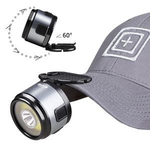 Lampe frontale XPG COB avec crochet magnétique, clip pour chapeau, lampe LED pour camping, pêche, travail, faisceau réglable à 60 degrés - Product Image 1