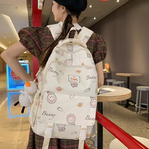 Japanese Style Cartoon Rabbit <b>Backpack</b> 15 Inches For Female <b>Students</b> School Education - Product Image 1