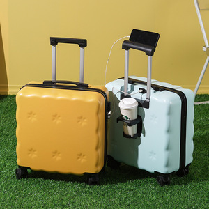 Trolley Case Boarding Universal Wheel <strong>Suitcase</strong> 18 Inch <strong>Light</strong> <strong>Weight</strong> With Makeup Cause Travel Luggage Mini <strong>Suitcase</strong> Luggage - Product Image 3