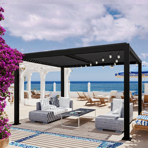 Fabricant de source Pavillon de jardin extérieur de luxe Pavillon de terrasse Pavillon de toit Pavillon bioclimatique en alliage d'aluminium - Product Image 4