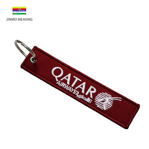 OEM votre logo lanière porte-clés tissé pas cher personnalisé sublimation polyester court dragonne - Product Image 1