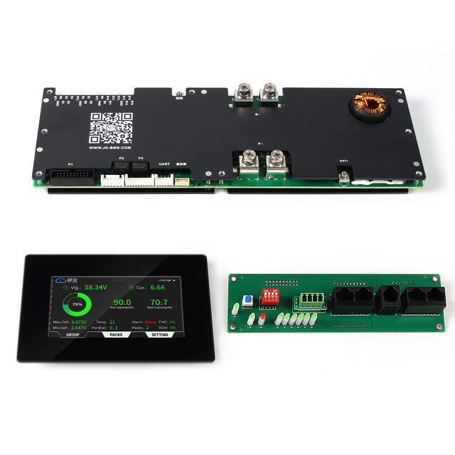 JK V19 BMS PB2A16S20P for Inverter with 4.3inch Display BMS for Lithium Ion Batteries Pack JK BMS for Solar Energy Storage Box