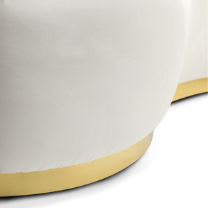 Divano Curvo Italiano Minimalista di Alta Gamma, Modello di Lusso per Ville e Appartamenti di Grandi Dimensioni, Set di Divani per Soggiorno e Area Ricevimento - Product Image 6