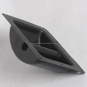 Mango de metal con revestimiento de pulverización para altavoz, accesorio negro para estante, piezas de gabinete, funda de altavoz, tiradores de armario - Product Image 4