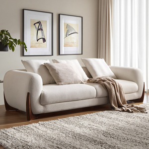 Juego de Sofás Seccionales de Lujo para el Hogar, Diseño Japonés, Sofá de Terciopelo para Sala de Estar, Muebles para Hotel, SF2171 - Product Image 4