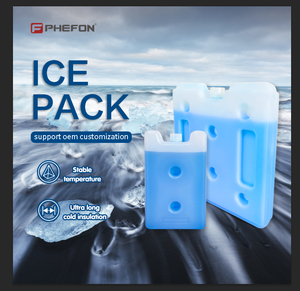 Bloque de hielo rígido de alto rendimiento para congelador, paquete de refrigeración para bolsas de leche materna y neveras portátiles - Product Image 1