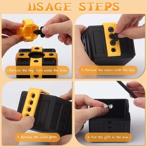 Scatola Regalo Natalizia Divertente con Viti Annoiate, Gioco Puzzle Smontabile, Contenitore per Soldi, Scherzo Pratico e Novità - Product Image 4