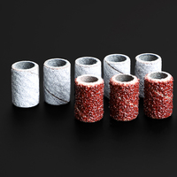 Fournisseur chinois de gel pour enlever le vernis à ongles, 100 pièces/sac, 60 #   80 # 150 # 240 #   Bandes abrasives pour ponceuse à ongles Grit Brown Manicure