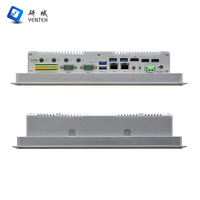 Panel PC sin Ventilador para Automatización Industrial, Pantalla Táctil LCD J6412 N97 N305 1024*768, Win106, COM 2 LAN, 4 DI/DO, Voltaje Amplio 9-36V, HMI
