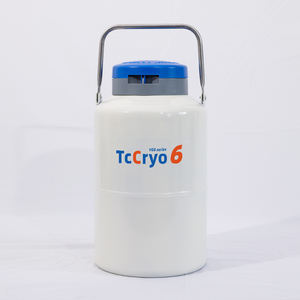 Tanque Criogénico Portátil de la Serie YDS de TcCryo Factory, Recipiente de Almacenamiento Criogénico al Vacío de 6L, Canister Biológico Dewar - Product Image 1