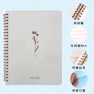A4 A5 School Custom Planner Printing Note Book Hardcover Double Ring Metal Fitness <b>Journal</b> Spiral Notebooks - Product Image 6