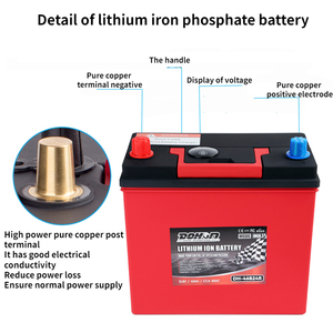 Litium Batterij Solar 20ah Lifepo4 Batterij 12V Lithium Batterij Met Herstartfunctie Voor 2 Jaar Garantie - Product Image 5