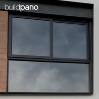 Ventanas y Puertas de Aleación de Aluminio para Exteriores de Viviendas, Ventanas Corredizas de Aluminio Insonorizadas con Doble Acristalamiento y Rotura Térmica