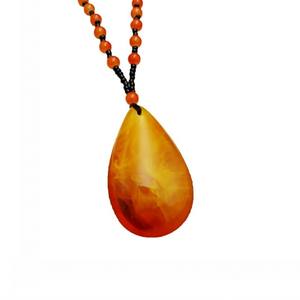 Collana con Ciondolo Minimalista in Resina Imitazione Stile Vintage YL, Regalo per la Festa della Mamma - Product Image 5