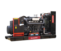 Générateur diesel insonorisé Goodwind Sdec 350 kVA à châssis ouvert avec réservoir de 24 heures en autonomie pour éclairage extérieur et alimentation des centres commerciaux