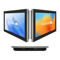 Panel PC Android de 15.6 Pulgadas con Montaje en Pared, Perfil de Aluminio Impermeable Integrado, RK3576 con GPS, Pantalla Táctil Capacitiva Resistente a Golpes