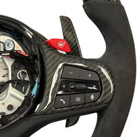 Volant sport personnalisé avec LED Alcantara carbone pour BMW G11 G12 G21 G20 G31 G30 G87 G80 G90 G01 G05 G06 X3 X4 M6 M5