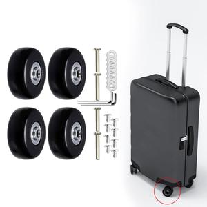4 pezzi forti ruote per bagagli da viaggio 5cm x 1.8cm ruote per valigie Trolley borsa accessori e accessori per bagagli - Product Image 2