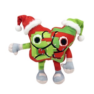 Hot Selling New Arrival <b>Soft</b> <b>Stuffed</b> Animal Doll Christmas Hat Plush <b>Toy</b> Pillow PP Cotton Filling Custom Sizes Xmas Home Decor - Product Image 5