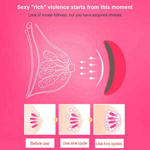 Women's Home Use Breast Beauty Equipment Vacuum <b>Vibrating</b> Breast Massager for Chest Enlargement and Bra Breast Increase - Product Image 6