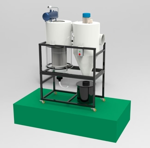 เครื่องดูดฝุ่นอุตสาหกรรม 3HP 4HP 5.5HP 7.5HP 10HP สำหรับงานไม้ โลหะ พร้อมระบบแยกฝุ่นไซโค<span class=keywords><strong>ล</strong></span>น - Product Image 3
