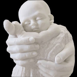 <span class=keywords><strong>Statue</strong></span> d'ange en marbre blanc, figurine de grande taille amulette de jardin, intérieur, poli - Product Image 4