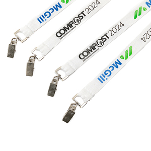 Recycled <b>Polyester</b> Sublimation Ribbons <b>Lanyard</b> Custom RPET Personalized Neck Strap ID Card Badge Holders <b>Lanyard</b> - Product Image 2