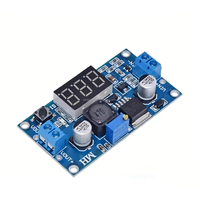 Modul IC Terbaru LM2596S Papan Pengembangan Konverter DC-DC yang Dapat Disesuaikan dengan Layar Voltmeter untuk Pengujian Eksperimental Buatan China