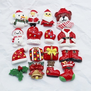 Handprined giáng sinh decodent Charms trường hợp điện thoại Giày Nhựa đồ trang sức quyến rũ nhựa bán buôn decodent DIY cho trang trí - Product Image 1