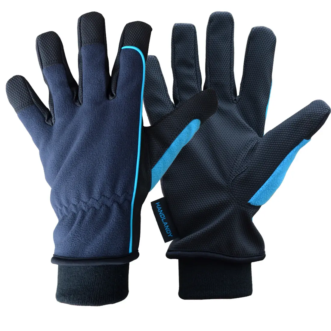 Спортивные лыжные перчатки HANDLANDY на заказ, кожаные водонепроницаемые гоночные мотоциклетные зимние мотоциклетные перчатки для верховой езды