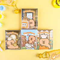 Glockenförmiges Capybara Mini-Notizbuch Hochwertiges Design Kinderbelohnungsgeschenk Schülertagebuch Taschennotizbuch