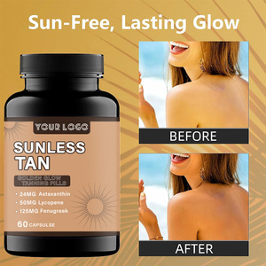 Complément de beauté naturel Capsules de bronzage sans soleil avec antioxydants Soutient l'éclat radieux de la peau et le teint uniforme Look ensoleillé toute l'année - Product Image 4
