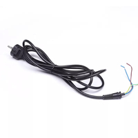 Câble d'alimentation en PVC de haute qualité approuvé, 2,5 A, câble d'alimentation à 2 broches, prise EU, cordon d'alimentation pour lampe
