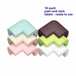 Set di 10 Protezioni Angolari per Bambini, Paraspigoli di Sicurezza per Neonati, Nastro Protettivo Imbottito - Product Image 5